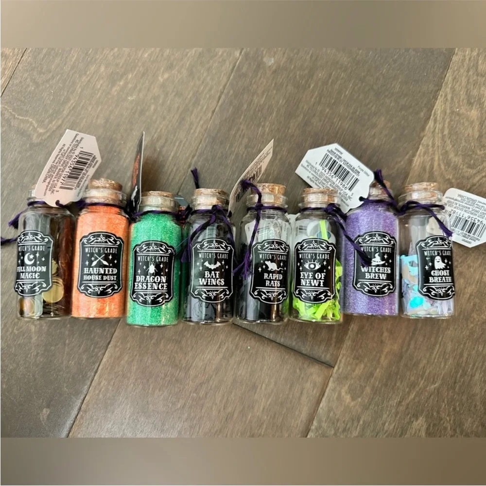 Target Halloween Potion Bottle Set from 2021 complete set of 8